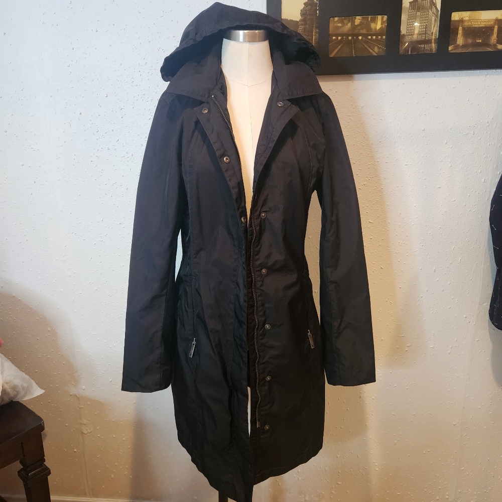 🎉 Eddie Bauer Black Ski Jacket with Hood